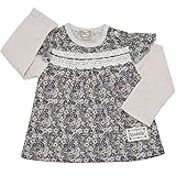 2016年 秋冬 UZULAND ウズランド 小花 重ね着風 長袖Ｔシャツ ネイビー◇95cm