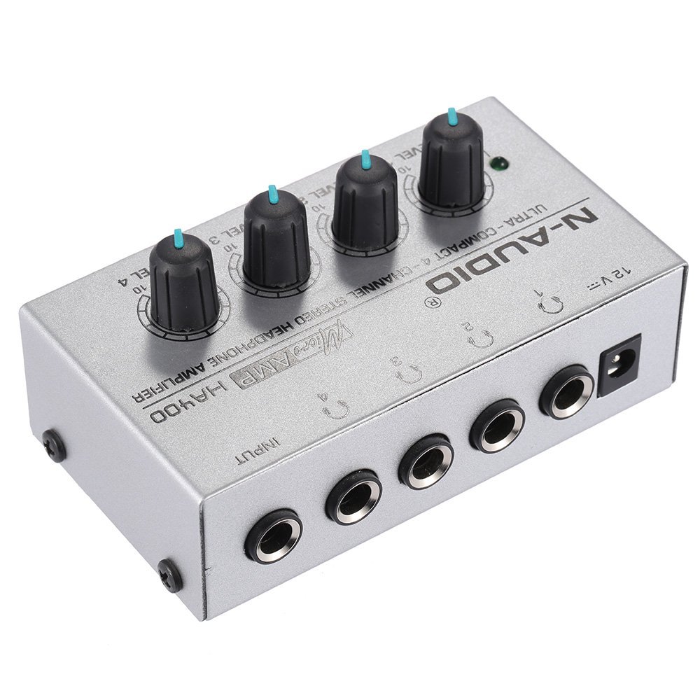 【プライムデー】【1,945円】 N-AUDIO HA400 4チャンネル ヘッドフォンアンプ