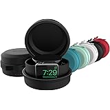 Smatree Apple watch 充電器 Apple watch series 6/5/4/3/2/1 充電収納ケース 3000mAhバッテリー内蔵 持ち運びに便利 防水 ブラック