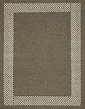 Momeni Rugs MESA0MES-8NAT2030 Mesa Collection, 100% Wool Hand Woven Flatweave Transitional Area Rug,