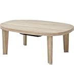 Amazon.co.jp : KEN JAPAN こたつ 楕円形 105 こたつテーブル 105×70cm