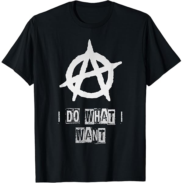 Amazon | アナーキー アナーキスト シンボル レッド Tシャツ | Tシャツ