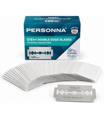 Amazon.co.jp: Personna プラチナ レッド クローム ダブルエッジ
