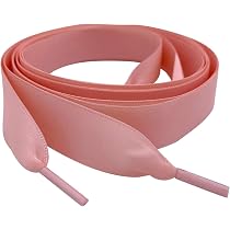 Coloured Satin Ribbon Shoelaces 