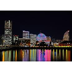 Amazon 絵画風 壁紙ポスター はがせるシール式 横浜 みなとみらい 夜景 Mm21 風景 都市景観100選 キャラクロ Ykh 001a2 版 594mm 4mm 建築用壁紙 耐候性塗料 日本製 ウォールステッカー お風呂ポスター おもちゃ おもちゃ