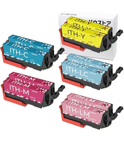 Amazon.co.jp: EPSON エプソン ITH-6CL イチョウ 互換インク