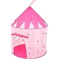 omeLette Land キッズテント 子ども用 折りたたみ テント ハウス かわいい お城 女の子 こども 子供 部屋 室内 室外 組み立て 簡単 おままごと おもちゃ キッズ プレイハウス プリンセス ボールハウス 誕生日 遊具 クリスマス プ