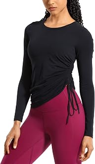 CRZ YOGA Women's Pima Cotton Workout 