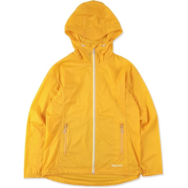 マーモット　四角友里コラボ　カーディガン　黄色　ロゴ 長袖Tシャツ レディース マーモット Marmot 四角友里コラボ