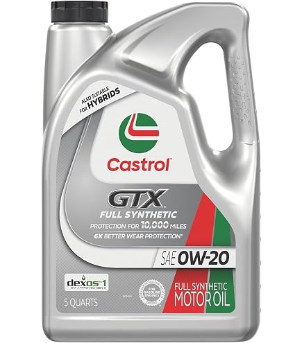 Amazon | Castrol GTX 完全合成 5W-30 モーターオイル 5クォート | 車