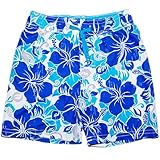 オールドネイビー(OLD NAVY)男の子用ウォーターブルーハイビスカス柄スイムパンツ 2t(90cm) 2歳用 青ベビー水着,出産祝い,青海水パンツ,,UPF50+,花柄 [並行輸入品]