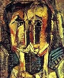 Cubist Two Heads – by Alfred Henry Maurer – Unframed 20" by 24" AC-56098-2024