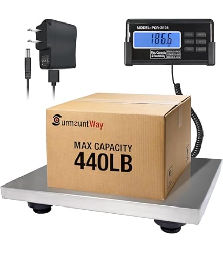 660Lbs X 0.2Lbs Digital Livestock Scale Electronic LCD Digital Display Pet Weight Scale Management Scale Pet Vet Scale Stainless Steel Platform Electronic Postal Shipping Scale Goat Pig Scale - View #14