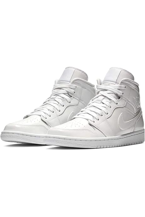Amazon | Jordan レディースシューズ Nike Air 1 ミッドホワイト 