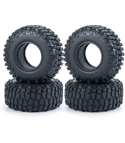 Amazon | TRZX ラバーRCタイヤ 38mm 1/18スケール用 京商ジムニー 1/24
