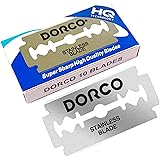 Dorco ST300 両刃替刃 10枚セット（片刃20刃） ストレート 両刃 一枚刃 カミソリ シェービング ドルコ NEW PLATINUM ST-300