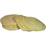 冷凍13cm真空パック ホワイトコーントルティーヤ×40 Frozen white corn tortilla vacuum pack made with Naturelo