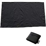 IMCO(イムコ) レジャーシート コンパクト 一人用 2人用 軽量 ピクニック シート キャンプ シンプル 120×70 (ブラック)