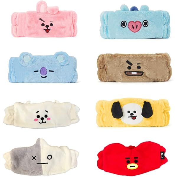 Amazon | 防弾少年団 ヘアバンド BTSグッズ 洗顔用 ヘッドバンド 吸湿