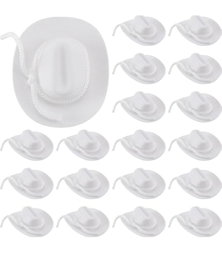 Pcs Mini Cowboy Hats For Bottles Tiny Cowboy Hats Mini Party Hats Red DIY Cowgirl Hat For St￭ Animals Crafts Cowboy Hats