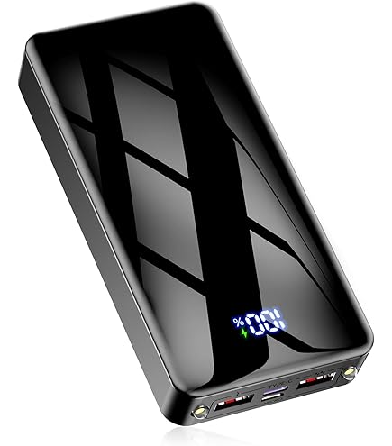 モバイルバッテリー 大容量40000mAh急速充電 スマホ充電器LEDライト付き モバイルバッテリー 40000mAh 大容量 軽量 薄型 5台同時充電