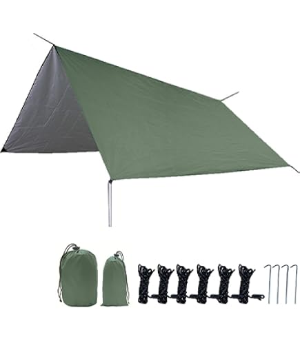 Stansport Ripstop Nylon Tarp - Durable Camping & Outdoor Shelter