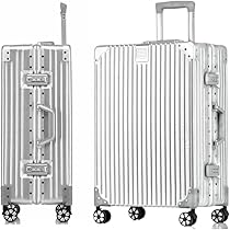 銀色系ボディーカラーを改良！！スーツケース アルミフレーム キャリー ケース Amazon.co.jp: [WanderMore] スーツケース キャリーケース キャリー