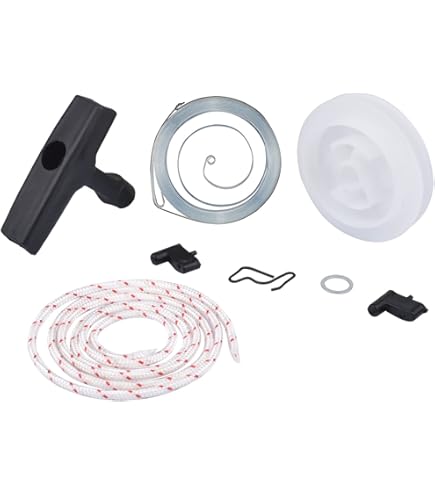 リコイルスターター/YS-CS2500 | 部品購入,ガーデニング,チェーンソー,YS-CS2500 | HAIGE(ハイガー) 公式オンラインショップ 2ピースチェーンソーリコイルスタータープーリーロープローターS170 180に適合