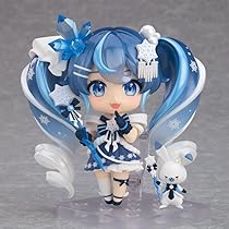 Amazon.co.jp | 雪ミク 2025 ねんどろいどCrystal Snow Ver. 雪