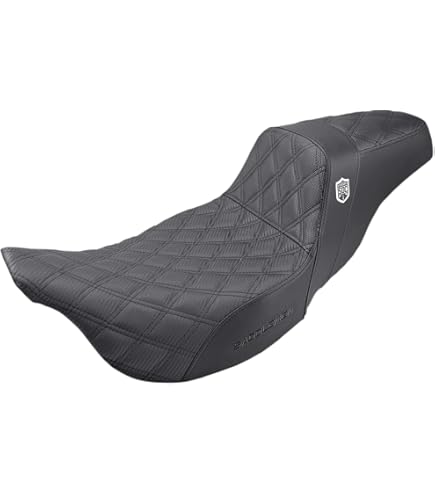 Amazon | Saddlemen Renegade ラティス ステッチ ブラック ソロシート