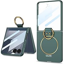 Amazon.co.jp: Galaxy Z Flip7用ケース、軽量超薄型リング
