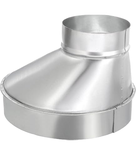 Amazon.co.jp: PATIKIL 150 mm - 100 mm 偏心ダクトレデューサー 2個