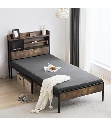 Amazon｜ベッドフレーム ダブル ダブルベッド パイプベッド コンセント