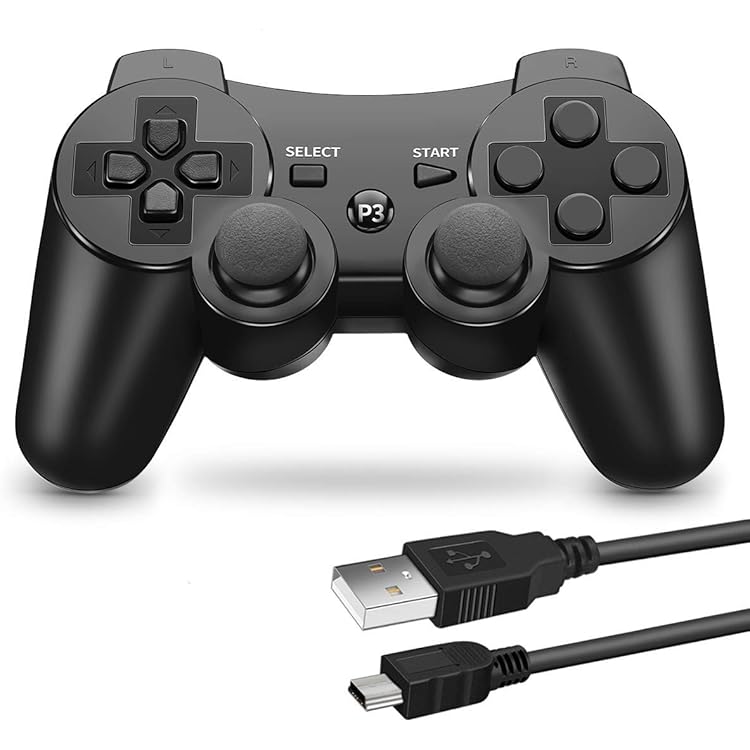 Amazon.co.jp: PS3 用 ワイヤレスコントローラー 6軸センサー DUAL