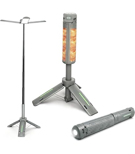 Amazon.co.jp: キャンプランタン 三脚付き ledランタン 充電式 投光器