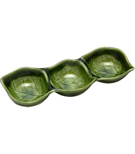 Amazon | レトロ 醤油皿・薬味皿（天塩皿） 四客 | ノーブランド品