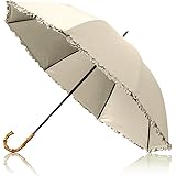 Ombrage 完全遮光 100% 日傘 ショートパラソル 親骨50cm UVカット UPF50+ 紫外線対策 遮熱加工 梅雨 ゲリラ豪雨 夕立 高強度 水をはじく テフロン加工 超撥水