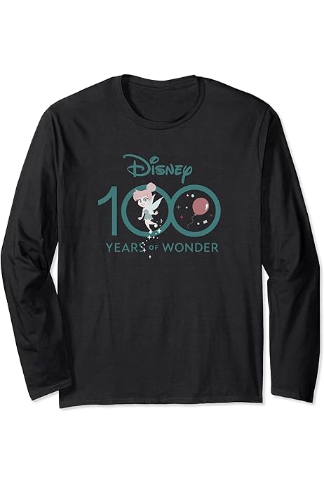 Amazon.co.jp: ディズニー 100周年 ワンダーティンカーベル D100 長袖T 