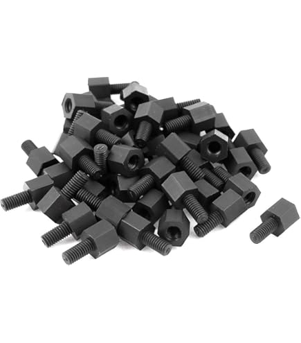 Amazon | uxcell PCBマザーボードスペーサースタンドオフ ナイロン