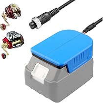 マキタ18V&14.4Vバッテリーでダイワの電動リール用アダプター(ケーブル) マキタ18V&14.4Vバッテリーでダイワの電動リール用アダプター