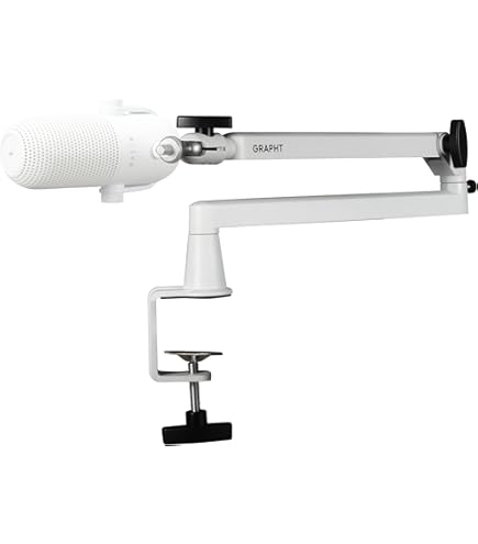 Elgato Wave Mic Arm LP White マイクアーム Wave Mic Arm LP - White | Mic Boom Arm for Desks | Elgato