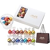 リンツ Lindt チョコレート リンドール テイスティングセット ピック&ミックス 15種20個入 推し活 ギフト 手提げ袋付き ショッピングバッグS付
