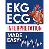 EKG | ECG Interpretation Made Easy: An Illustrated Study Guide For Students To Easily Learn How To Read & Interpret ECG Strip