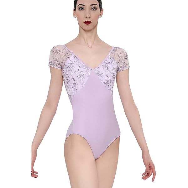 Amazon | ウェア モア (Wear Moi) バレエ 半袖レオタード