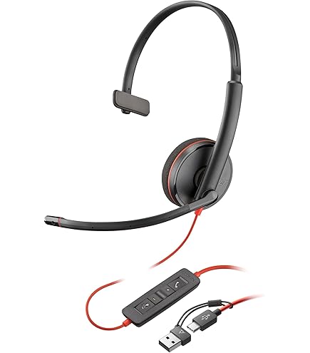 Amazon.co.jp: Plantronics Blackwire C3210 ヘッドセット - モノ
