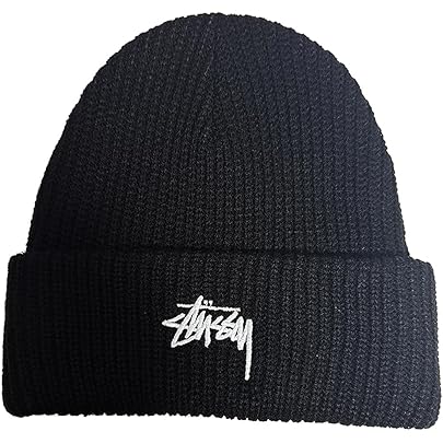 Amazon | [ステューシー] 即納 ストックロゴ刺繍 ニットキャップ
