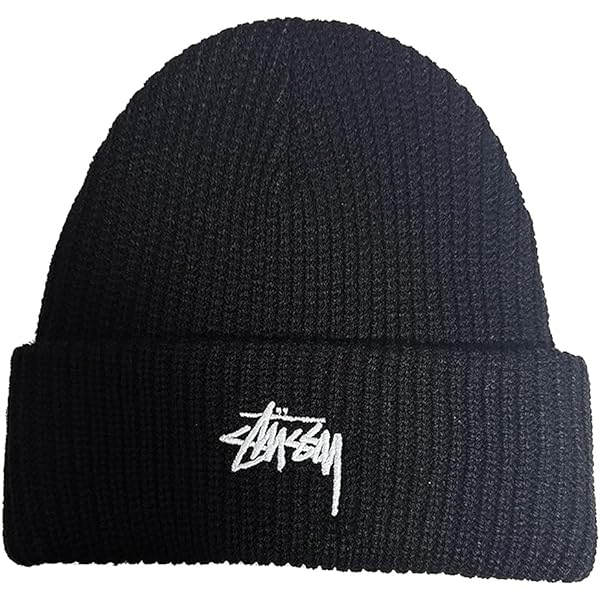 Amazon | [ステューシー] 即納 ストックロゴ刺繍 ニットキャップ