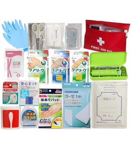 Amazon.co.jp: 日進医療器 リーダー アルミ防災用救急セット 50人用