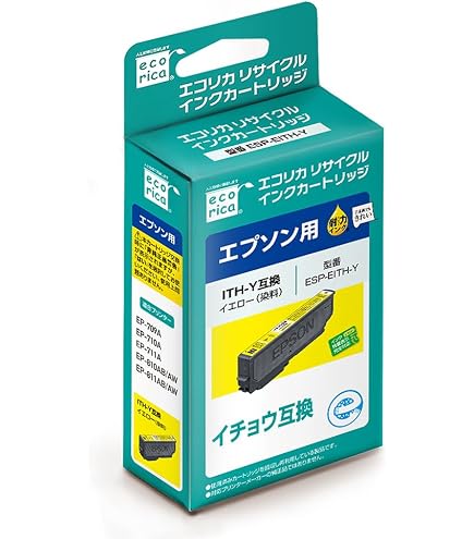 Amazon.co.jp: OHM エプソン イチョウ ITH-6CL対応 互換インク