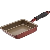 エバークック 卵焼き 13×18㎝ オール熱源対応(IH対応) evercookα(エバークック アルファ) PFOA フリー ワインレッド 2年保証 ドウシシャ